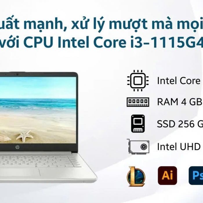 Laptop HP 14-DQ2055WM 39K15UA - Nhập khẩu chính hãng